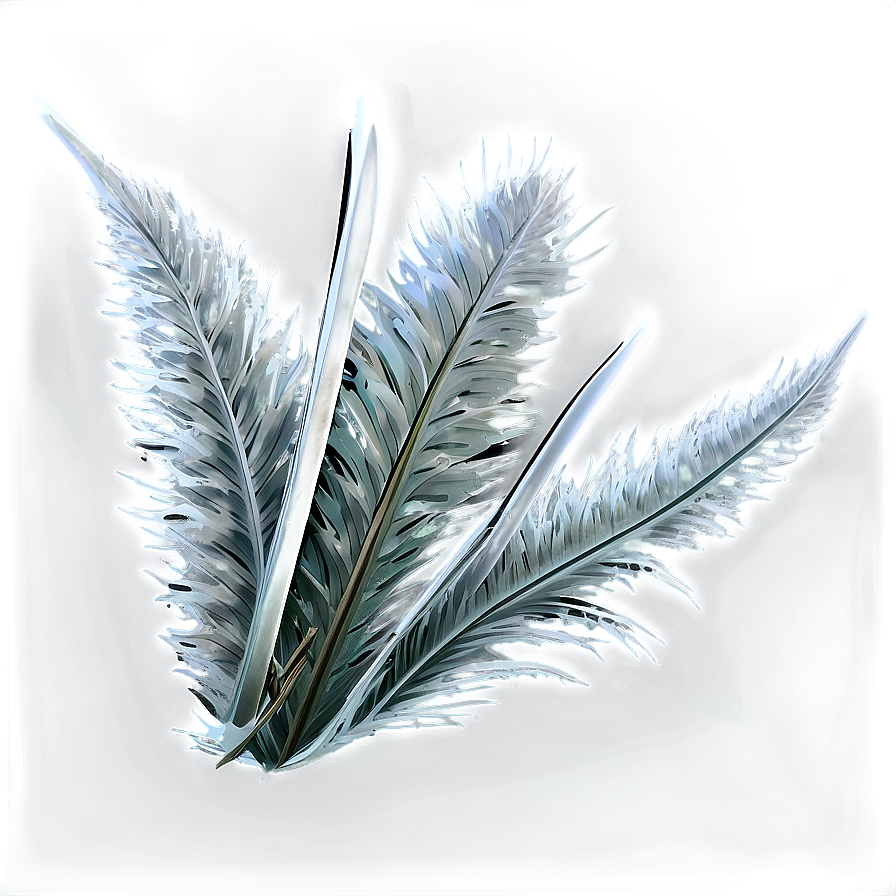 Frosty Grass Blades Png 04292024 PNG Image