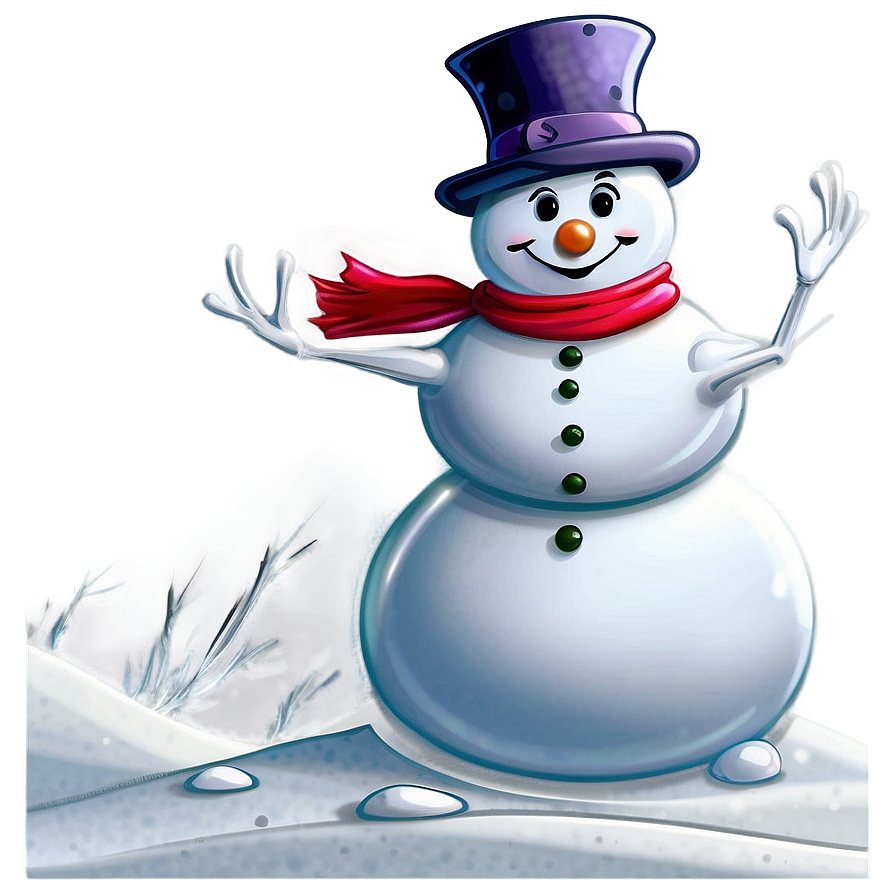 Frosty Snowman Cartoon Png 90 PNG Image