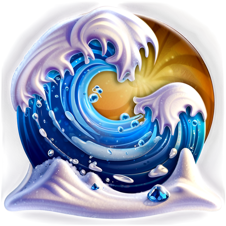 Frosty Wave Emoji Png Lod PNG Image