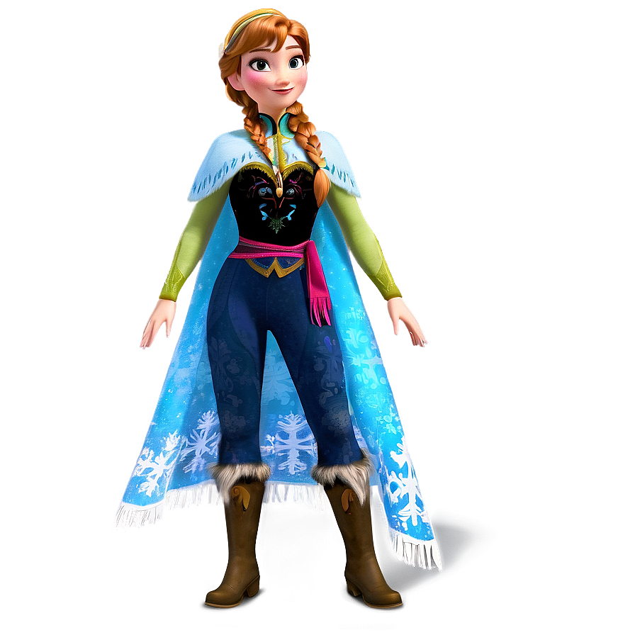 Frozen Anna Adventure Outfit Png Fyn PNG Image