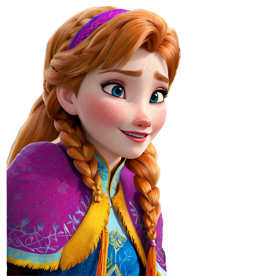 Frozen Anna D PNG Image