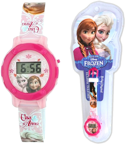 Frozen Anna Elsa Kids Watches PNG Image