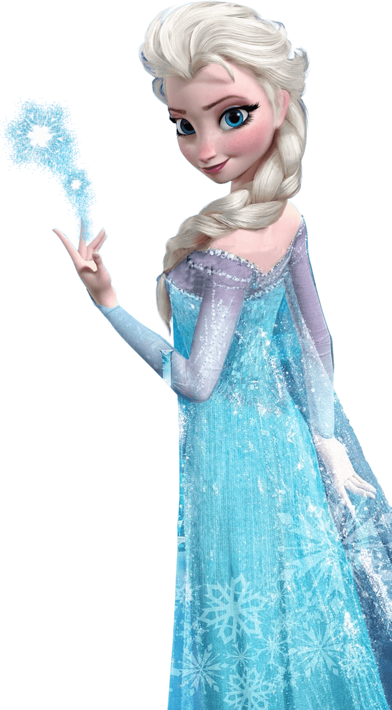 Frozen Elsa Magic Snowflake PNG Image