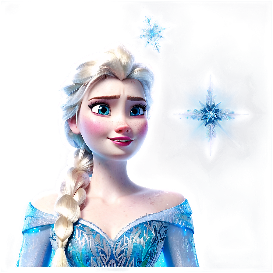 Frozen Elsa's Fearless Face Png Wii65 PNG Image