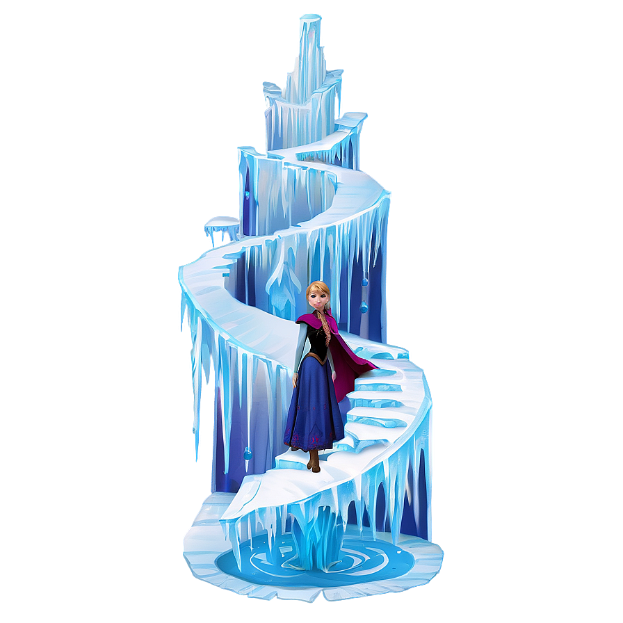 Frozen Elsa's Ice Staircase Png Fdh PNG Image