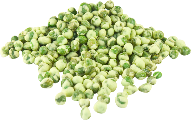 Frozen Green Peas Pile PNG Image