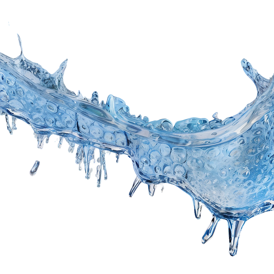 Frozen Ice Water Effect Png Fnm8 PNG Image