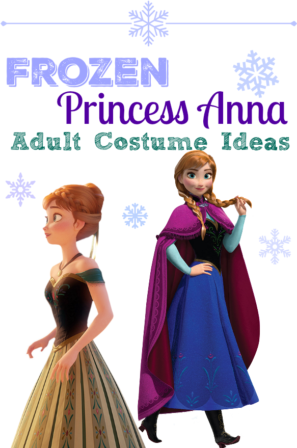 Frozen Princess Anna Costume Ideas PNG Image