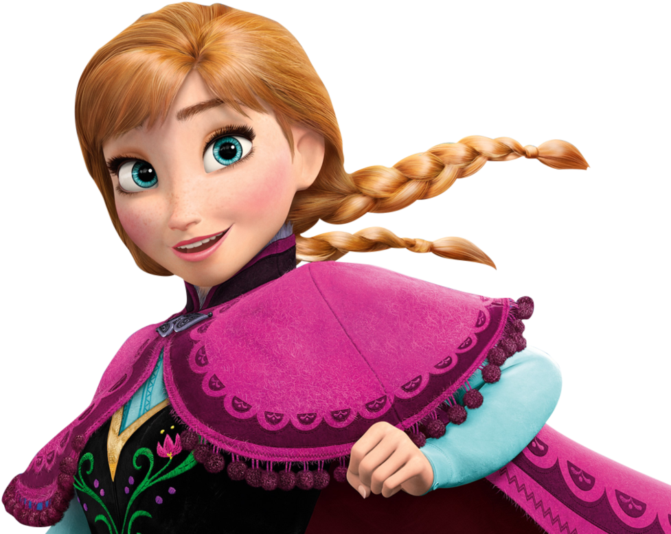 Frozen Princess Anna Smiling PNG Image