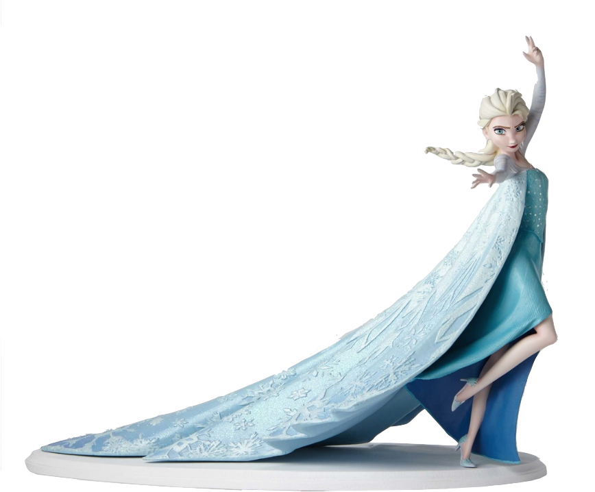 Frozen Queen Elsa Figure PNG Image