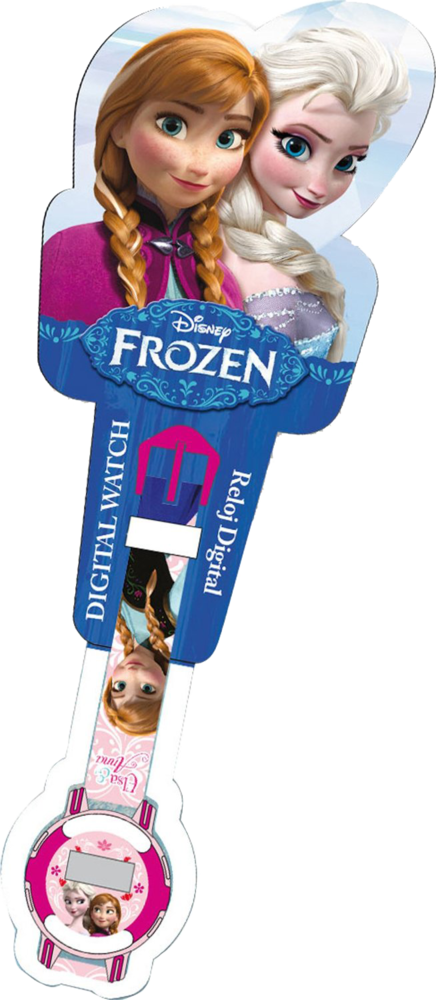 Frozen Sisters Anna Elsa Watch Promotion PNG Image