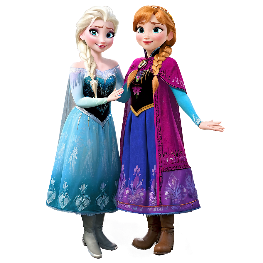 Frozen Sisters Reunited Png Eqb99 PNG Image