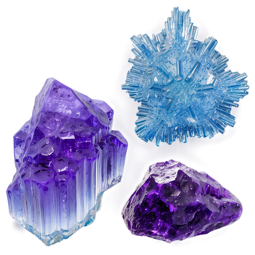 Frozen Violet Ice Crystals Png Rjc PNG Image