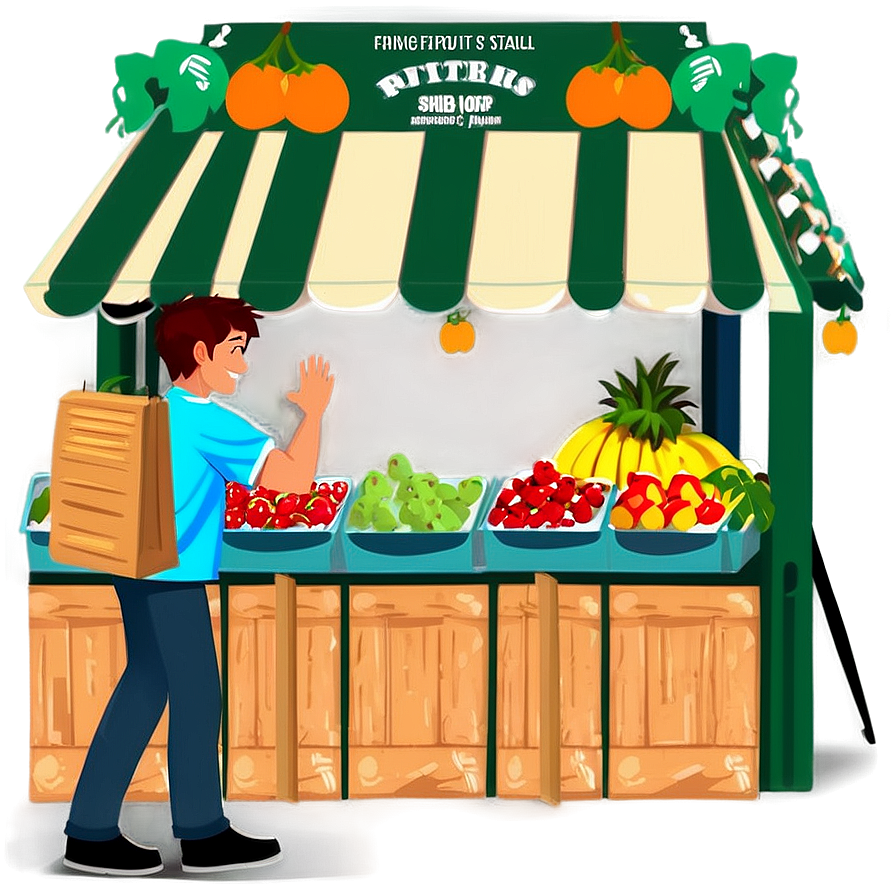 Fruit Shop Stall Png Mrd PNG Image