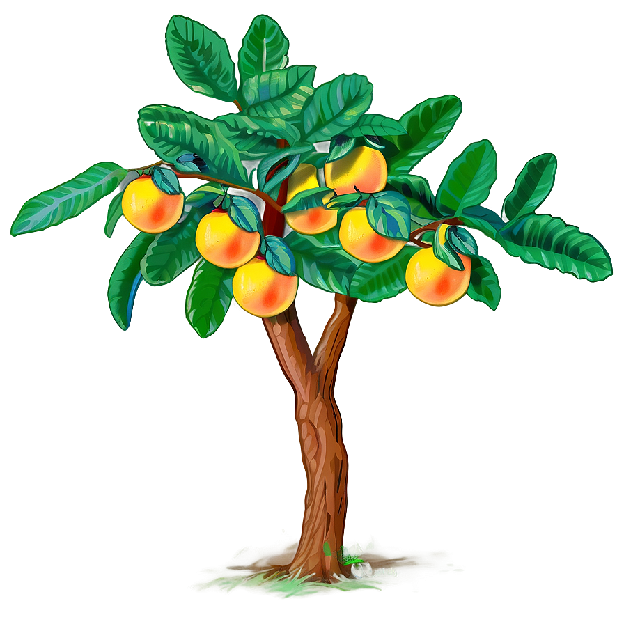 Fruit Tree Drawing Png Lcq74 PNG Image