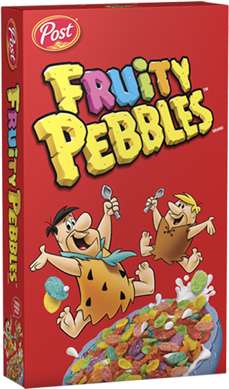 Fruity Pebbles Cereal Box PNG Image