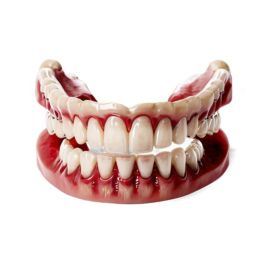 Full Dentures Diagram Png Eln32 PNG Image