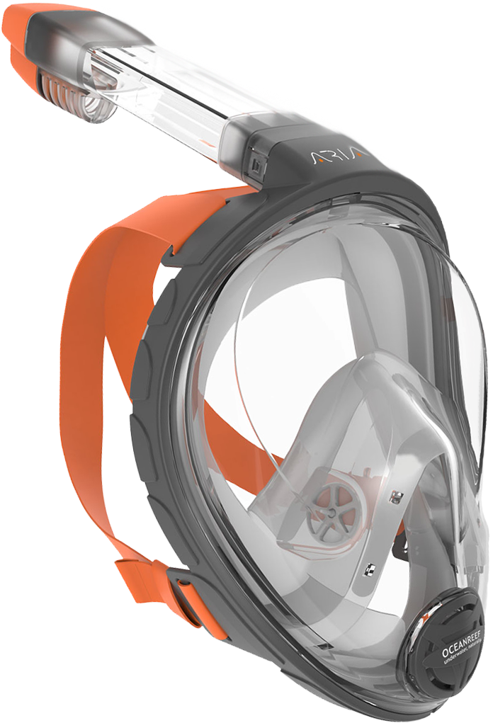 Full Face Snorkel Mask Design PNG Image