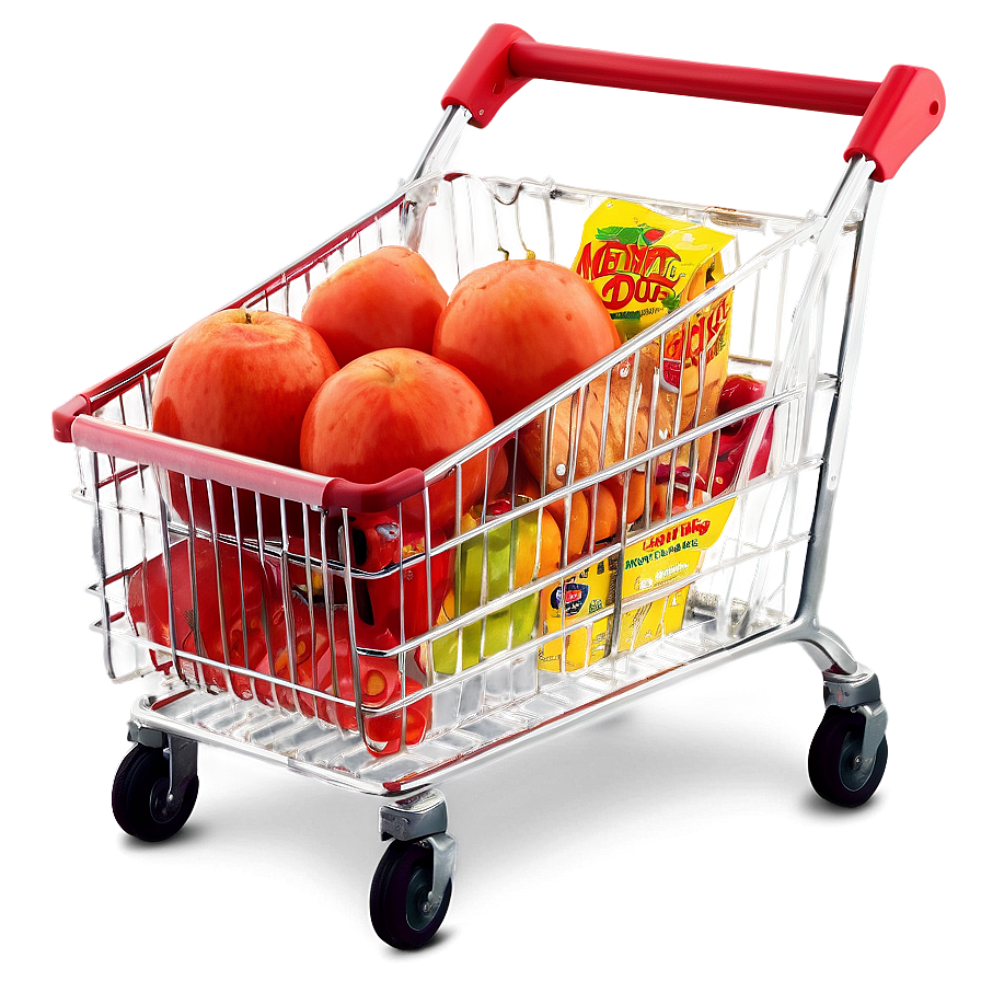 Full Grocery Cart Png 06282024 PNG Image