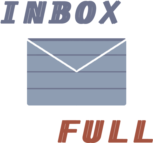 Full Inbox Notification Graphic PNG Image