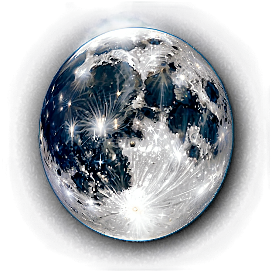 Full Moon Polar Light Png 68 PNG Image