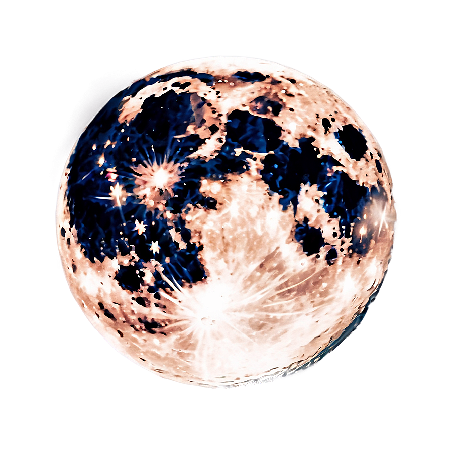 Full Moon Shimmering Sky Png 05242024 PNG Image