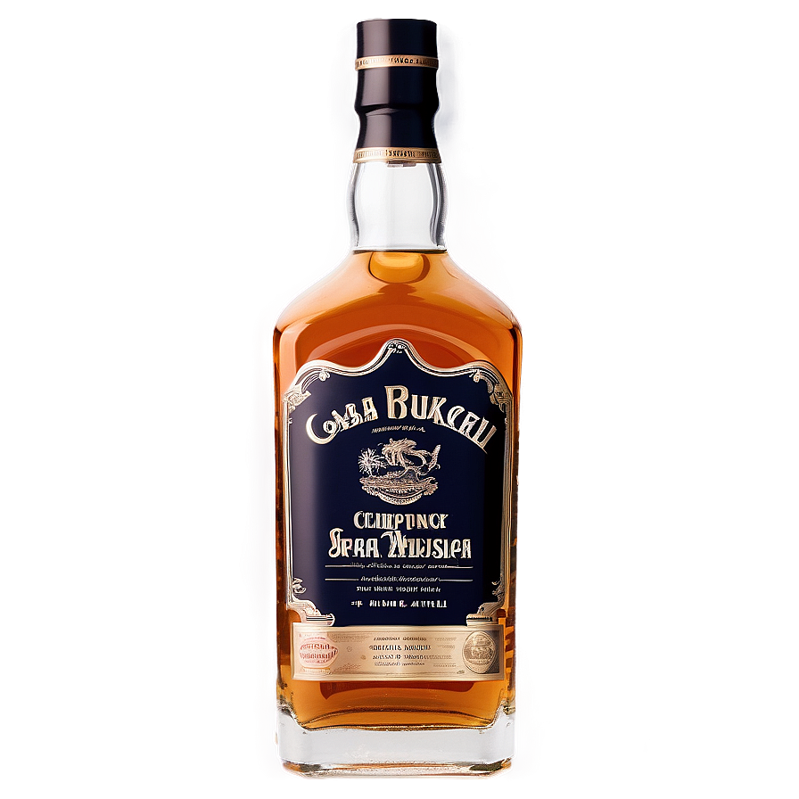 Full Whiskey Bottle Png 06212024 PNG Image