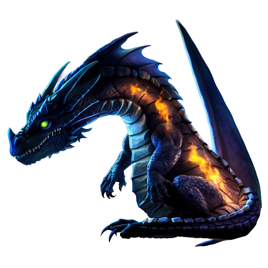 Fuming Dragon Artwork Png 06112024 PNG Image