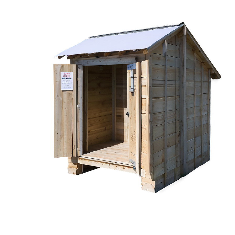 Functional Backcountry Outhouse Png 06262024 PNG Image