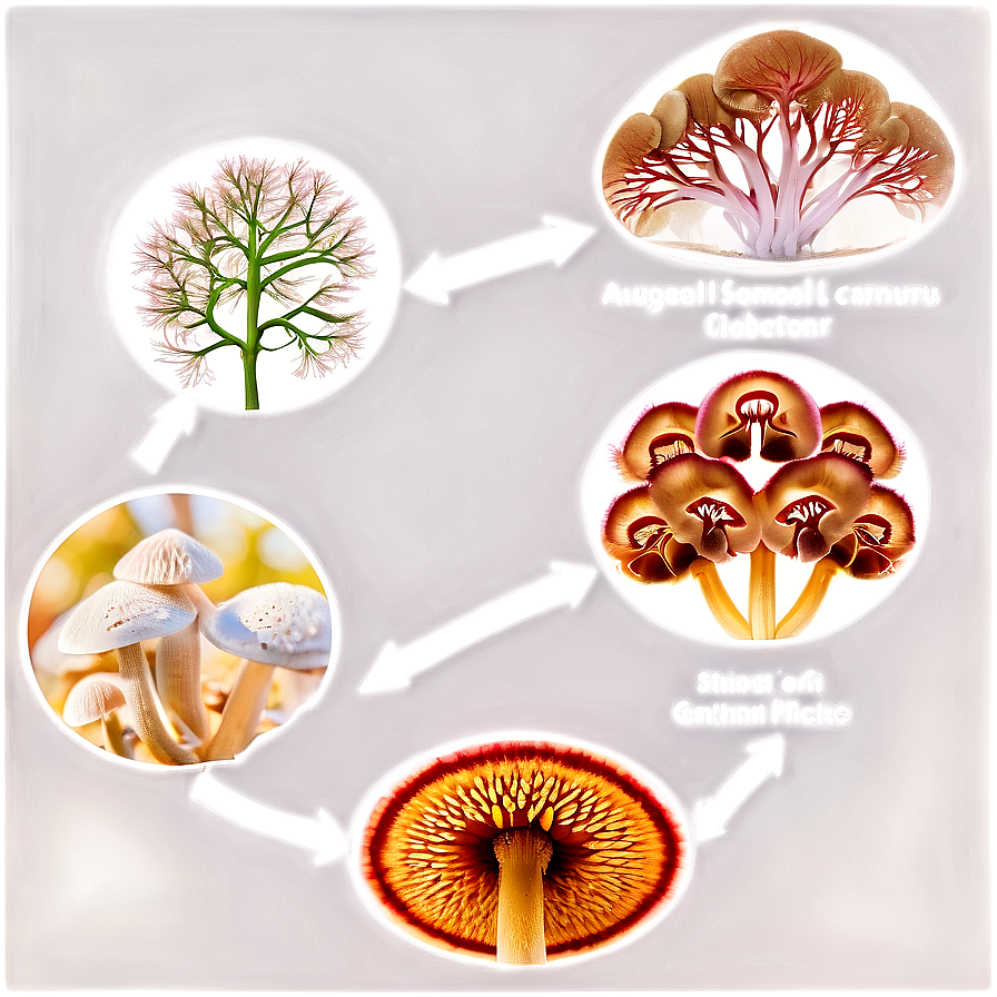 Fungal Life Cycle Png Dvg PNG Image