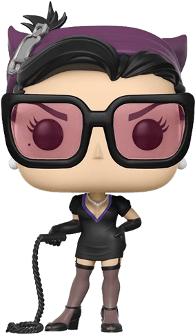 Funko Pop Catwoman Figure PNG Image