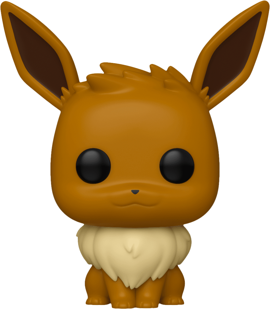 Funko Pop Eevee Figure PNG Image