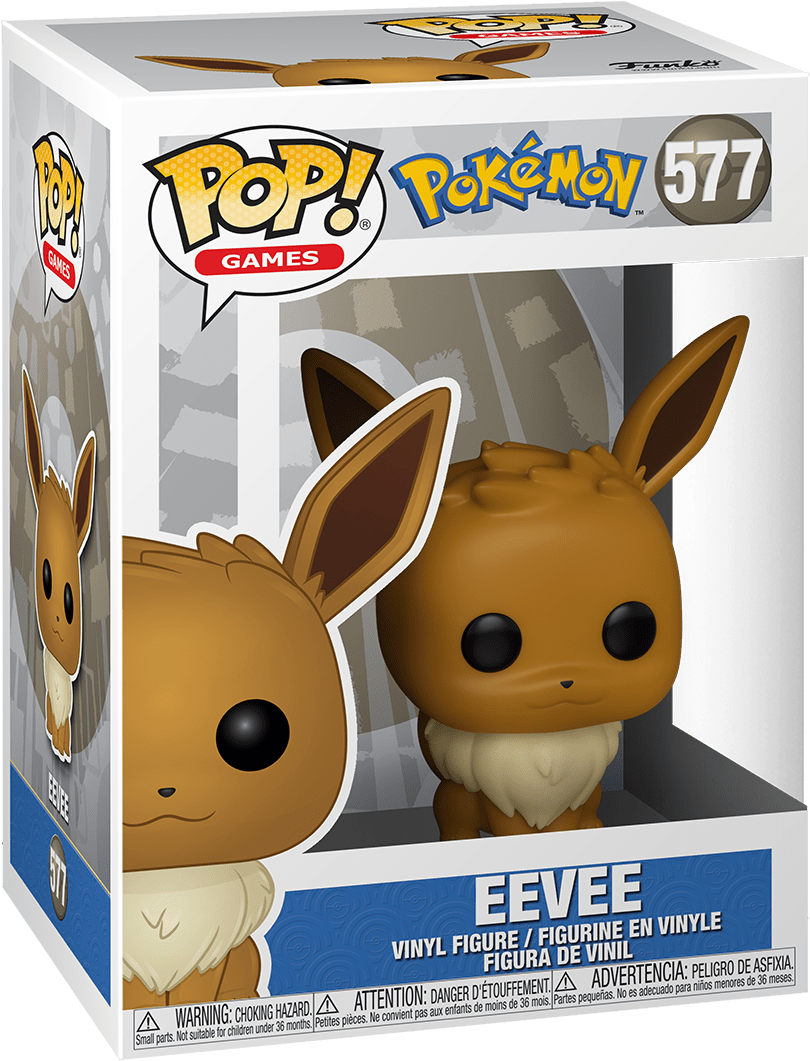 Funko Pop Eevee Pokemon577 PNG Image