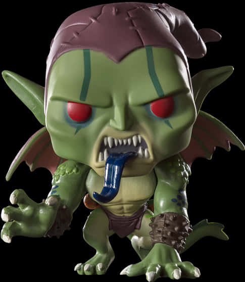 Funko Pop Green Goblin Figure PNG Image