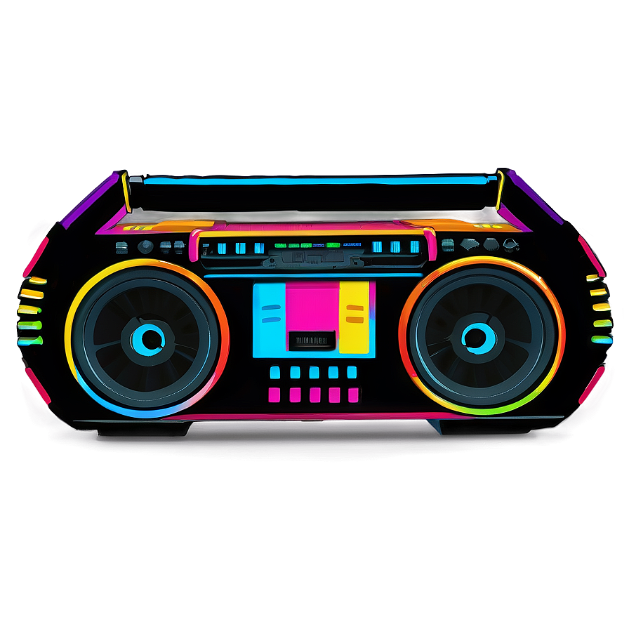 Funky Boombox Png Yia84 PNG Image