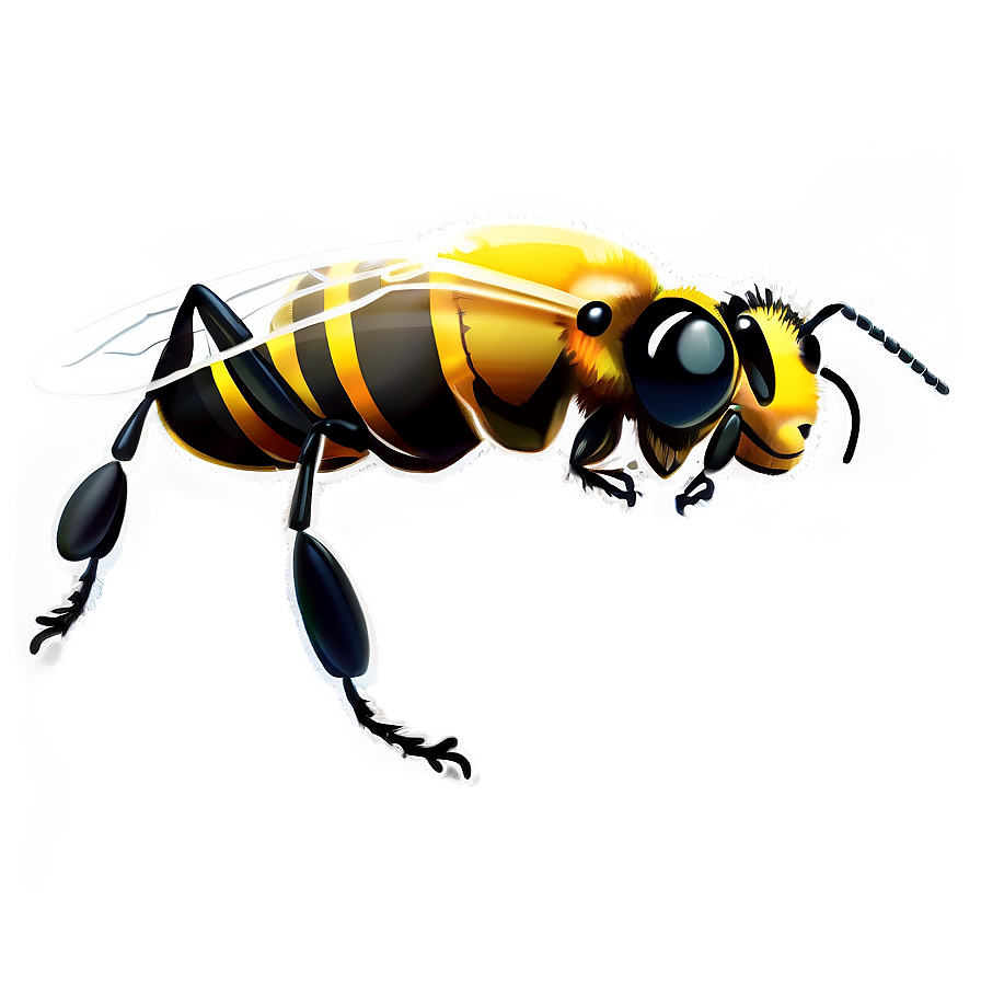 Funny Bee Png Krv64 PNG Image