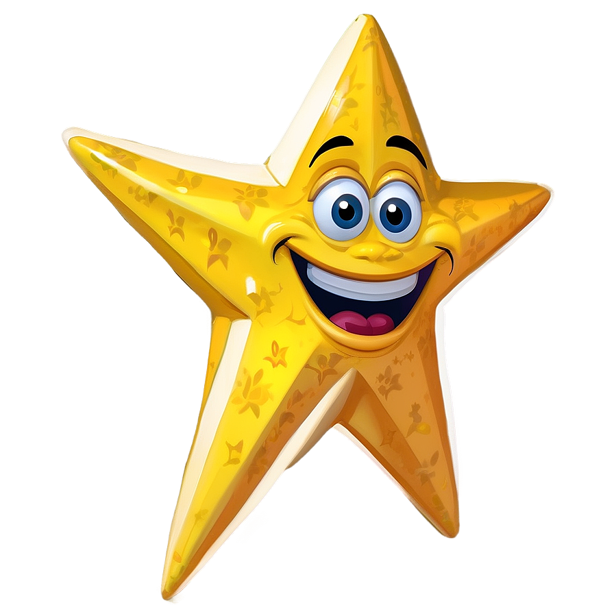 Funny Cartoon Star Png 06132024 PNG Image