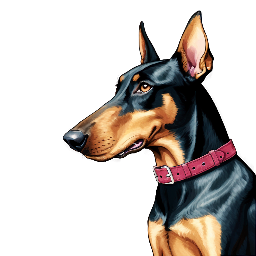 Funny Doberman Png Hsv PNG Image