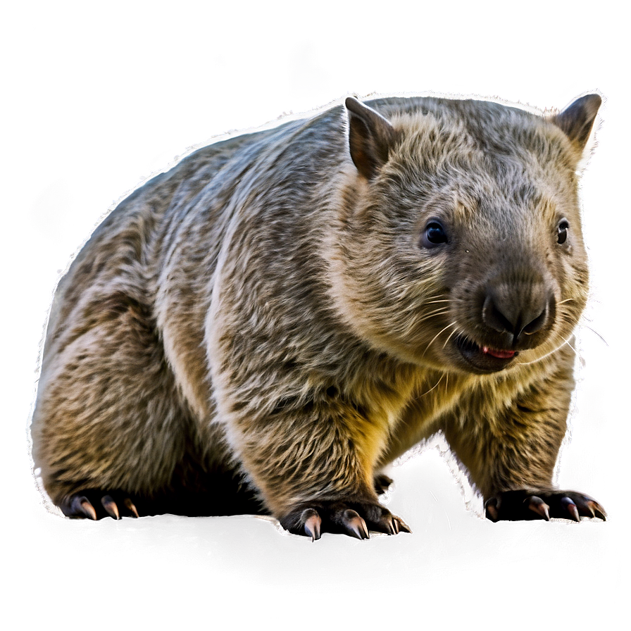 Funny Wombat Png 06252024 PNG Image