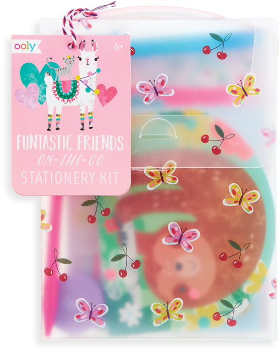 Funtastic Friends Stationery Kit PNG Image