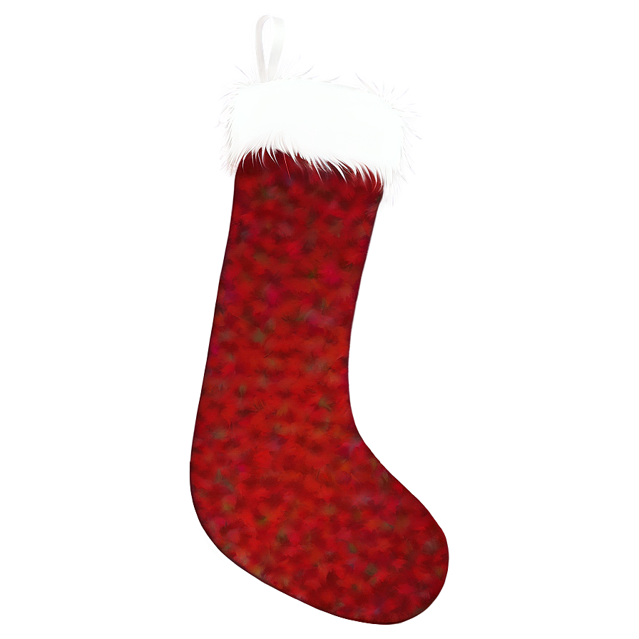 Furry Christmas Stocking Png 06132024 PNG Image