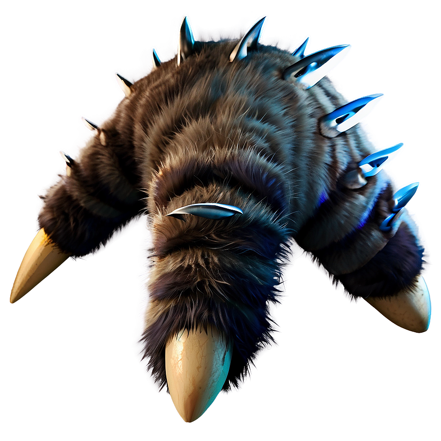 Furry Wolverine Claws Png 06212024 PNG Image