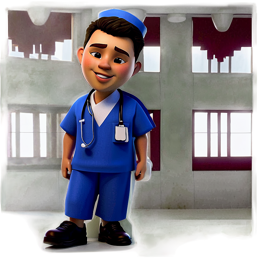 Future Male Nurse Cartoon Png 20 PNG Image