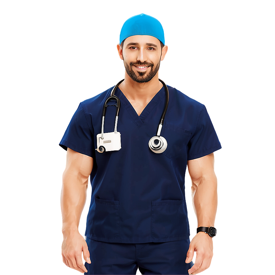 Future Male Nurse Cartoon Png Dxu35 PNG Image