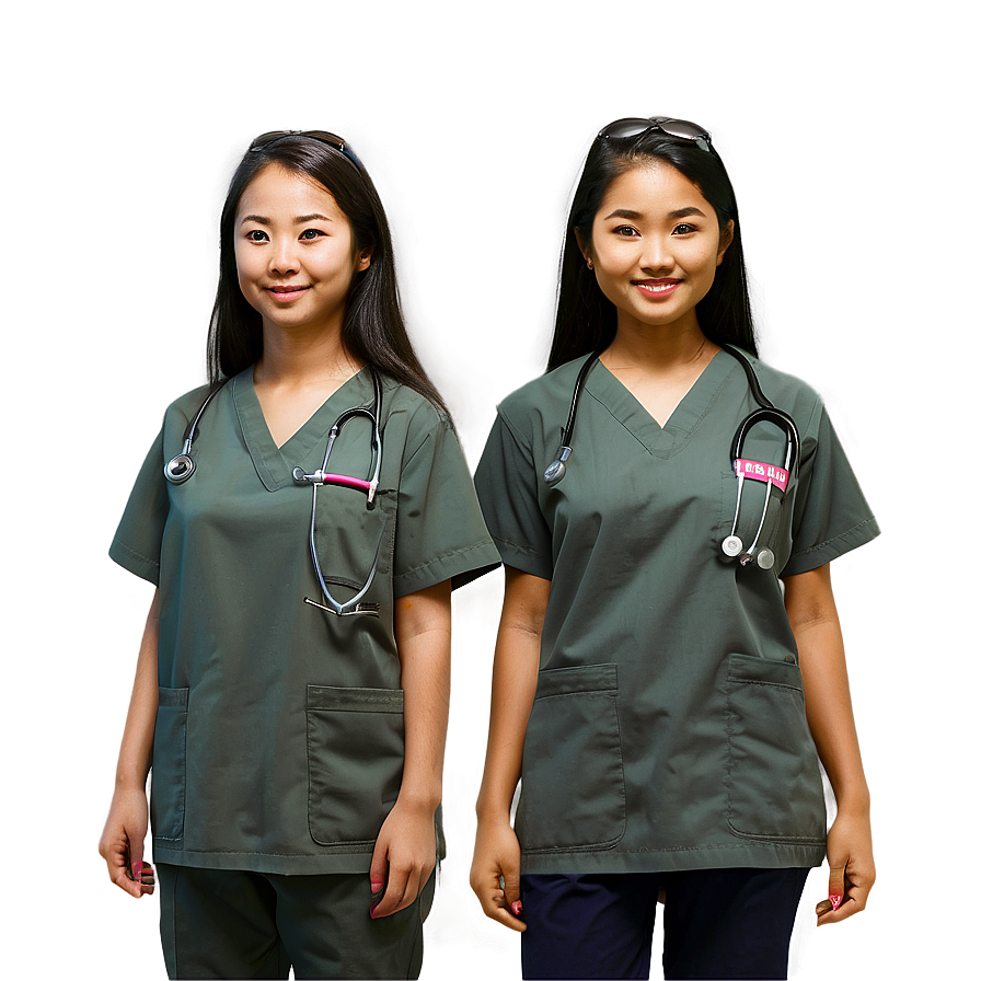 Future Nurse In Uniform Png 06292024 PNG Image