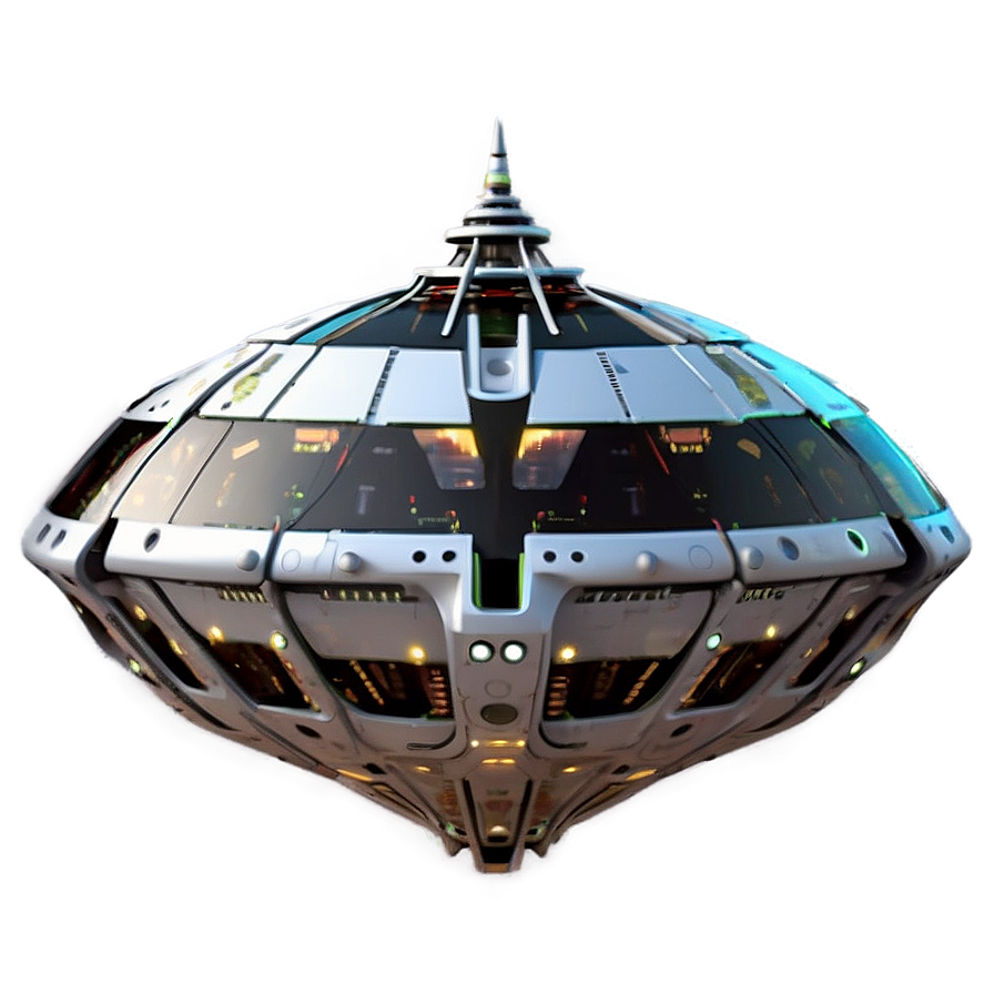 Futuristic Alien Vessel Png Mxw PNG Image