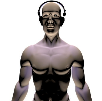 Futuristic Android Mannequin PNG Image