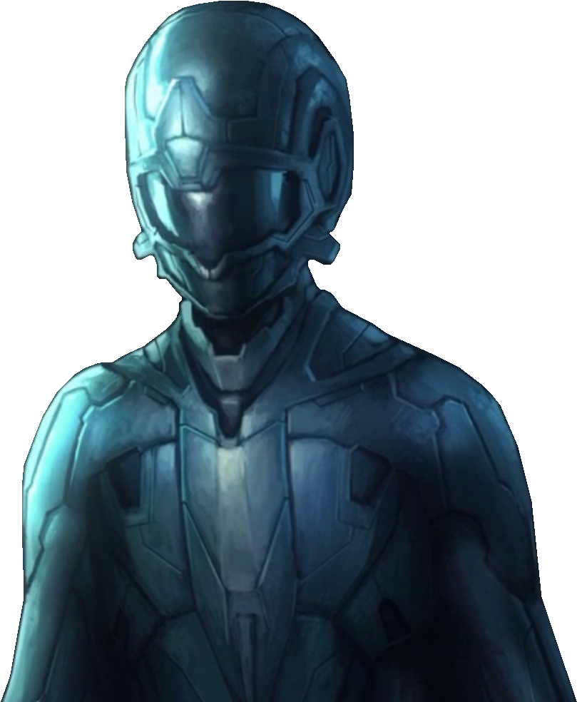 Futuristic_ Armored_ Figure PNG Image