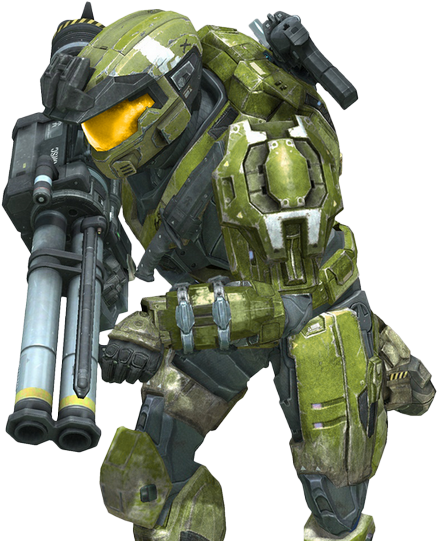 Futuristic Armored Soldier PNG Image