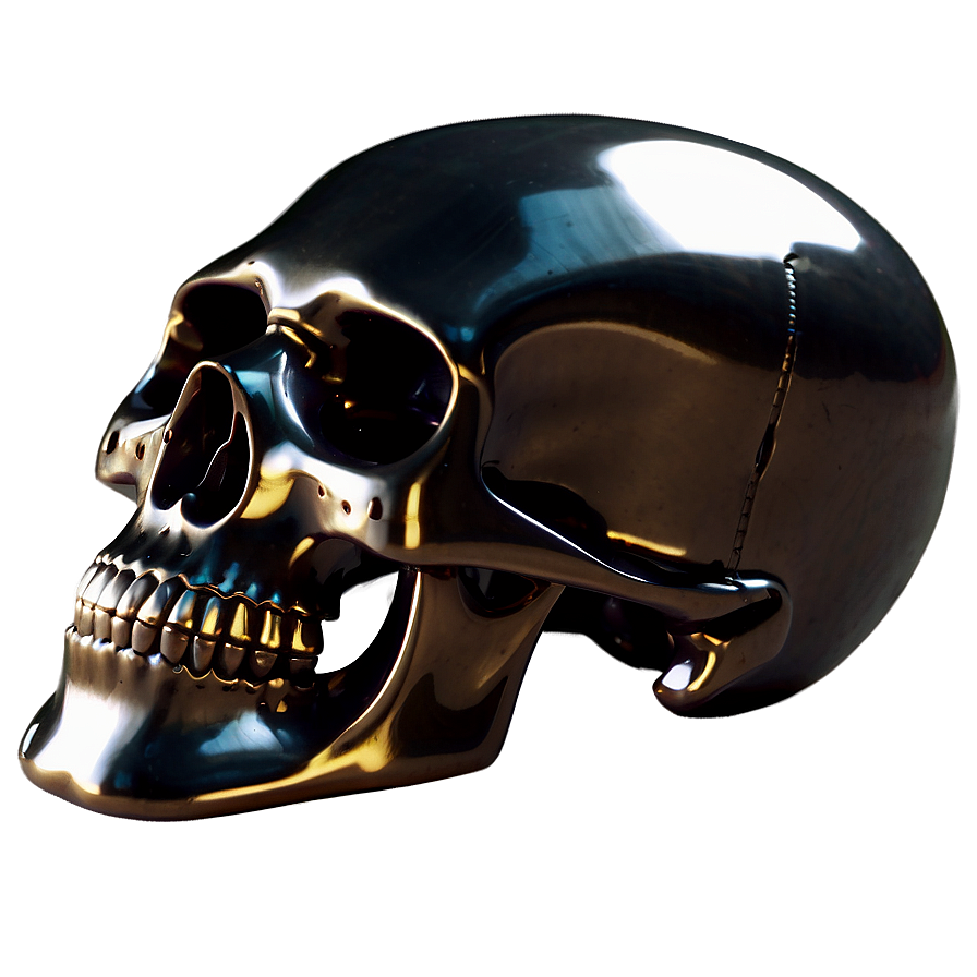 Futuristic Black Skull Png Jvi87 PNG Image